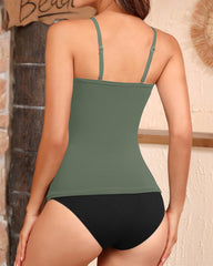 Ocevara Ocevara - Women's Bandeau Bikini Swimsuits 2 Piece Strapless Tummy Control Bathing Suit - image 11