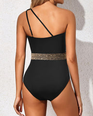 Ocevara Ocevara - One Shoulder One Piece Swimsuit for Women Tummy Control Bathing Suits - image 11