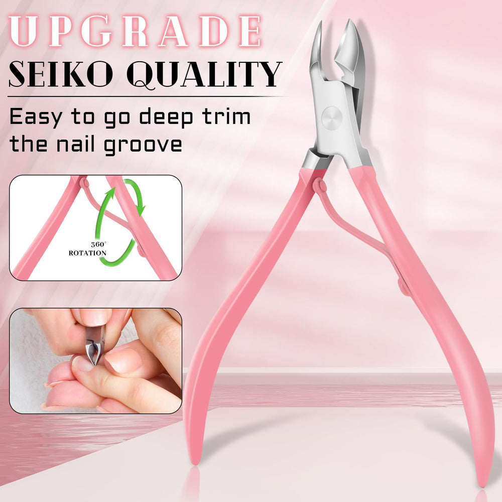 Ocevara Manicure Pedicure Set, 12 Pcs Nail Care Kit for Women, Mens Nail Grooming Kit, Manicure & - image 6