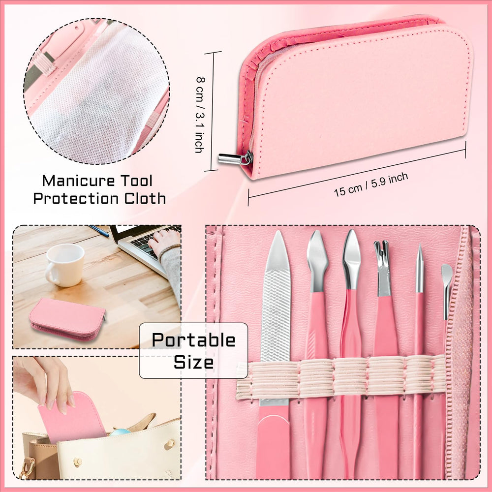 Ocevara Manicure Pedicure Set, 12 Pcs Nail Care Kit for Women, Mens Nail Grooming Kit, Manicure & - image 3