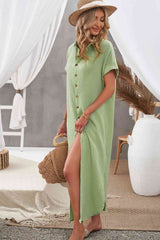 Ocevara Ocevara - White Solid Color Long Sun-proof Cardigan Cover Up - image 27