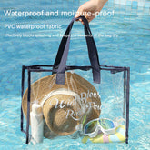 Ocevara Large-capacity Swimming Bag Transparent Visible Waterproof Wash Bag Foldable Portable Storage - image 1