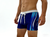 Men's Quick-Dry Sport Square-Leg Swim Trunks