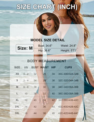 Ocevara Ocevara - Women One Piece Swim Dress Tummy Control Swimsuits Slimming Color Block Drawstring - image 17