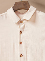 Ocevara Ocevara - White Solid Color Long Sun-proof Cardigan Cover Up - image 38