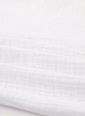 Ocevara Ocevara - White Solid Color Long Sun-proof Cardigan Cover Up - image 11
