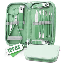 Ocevara Manicure Pedicure Set, 12 Pcs Nail Care Kit for Women, Mens Nail Grooming Kit, Manicure & - image 7
