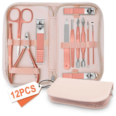 Ocevara Manicure Pedicure Set, 12 Pcs Nail Care Kit for Women, Mens Nail Grooming Kit, Manicure & - image 13