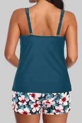 Ocevara Two Piece Tankini Swimsuits for Women Tummy Control Bathing Suit with Shorts Athletic Two Side - image 10