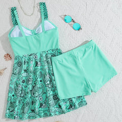 Ocevara ! Strap Top & Fitted Swim Shorts Separable Swimsuit - image 13