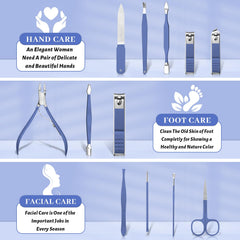 Ocevara Manicure Pedicure Set, 12 Pcs Nail Care Kit for Women, Mens Nail Grooming Kit, Manicure & - image 20