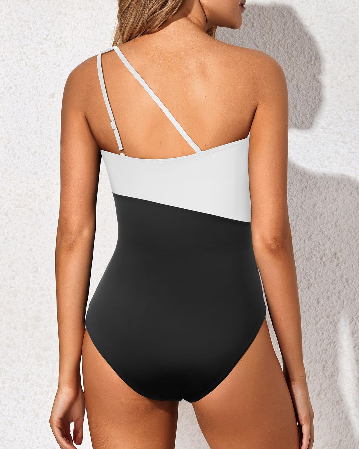 Ocevara Ocevara - One Shoulder One Piece Swimsuit for Women Tummy Control Bathing Suits - image 7