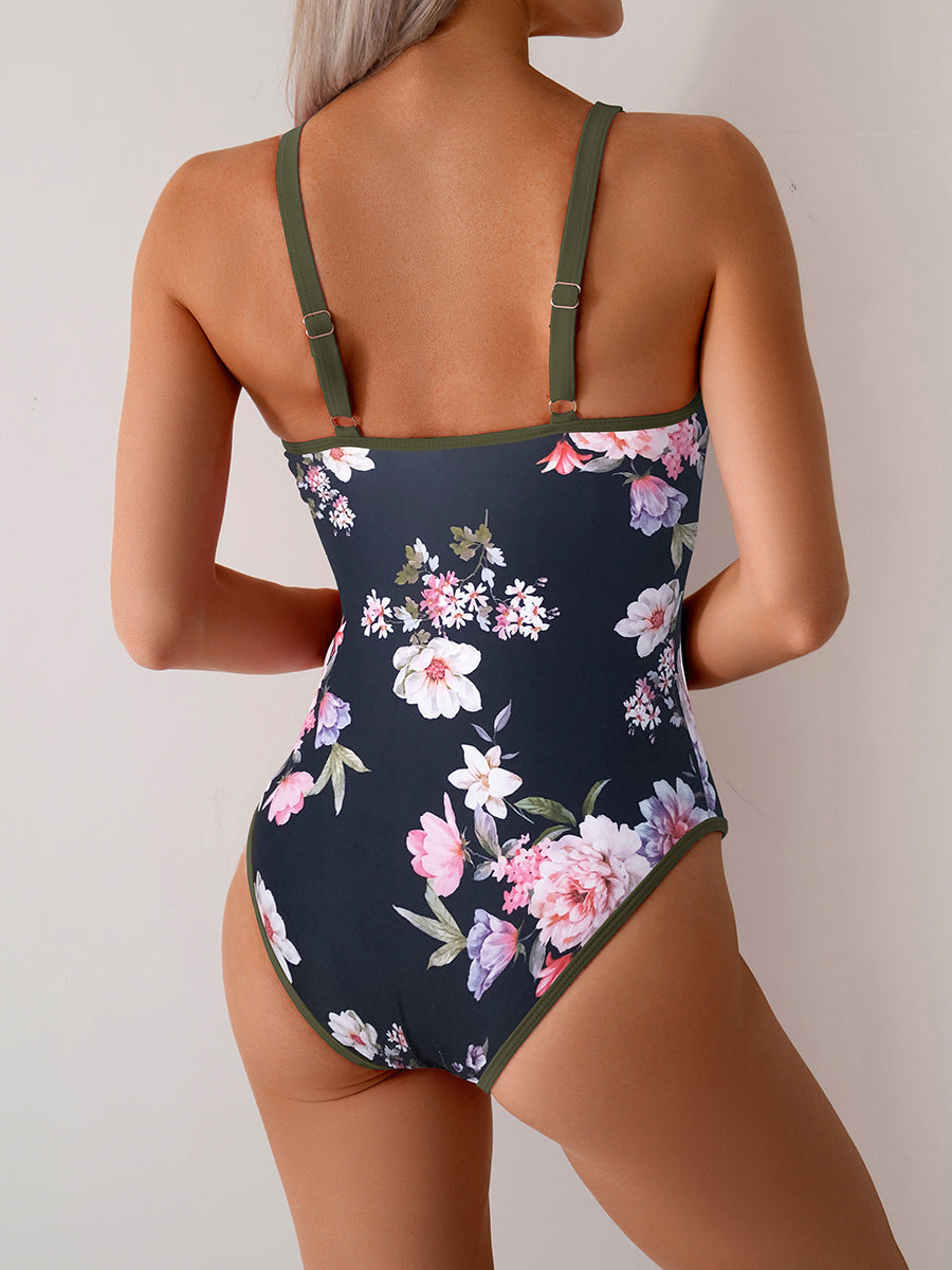 Ocevara One Piece Swimsuit for Women Tummy Control Slimming Bathing Suit Push Up Ruched Swim Suit - image 18