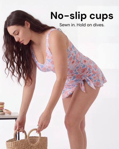 2-in-1 Sculpting Swim Dress