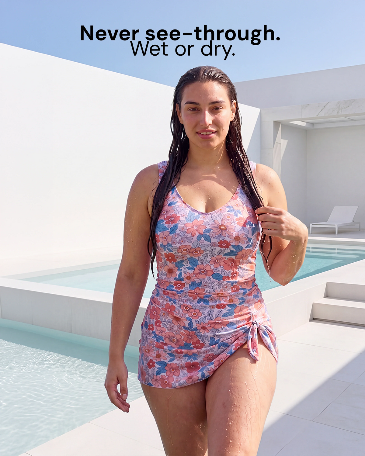 2-in-1 Sculpting Swim Dress