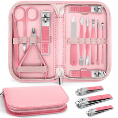 Ocevara Manicure Pedicure Set, 12 Pcs Nail Care Kit for Women, Mens Nail Grooming Kit, Manicure & - image 1