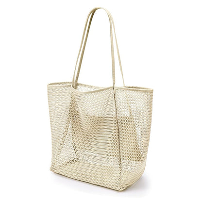 Ocevara Women's Swimming Beach Bag Portable One Shoulder Storage Bag Crossbody Bag Versatile Mesh Bag - image 8