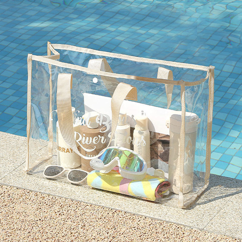 Ocevara Large-capacity Swimming Bag Transparent Visible Waterproof Wash Bag Foldable Portable Storage - image 8