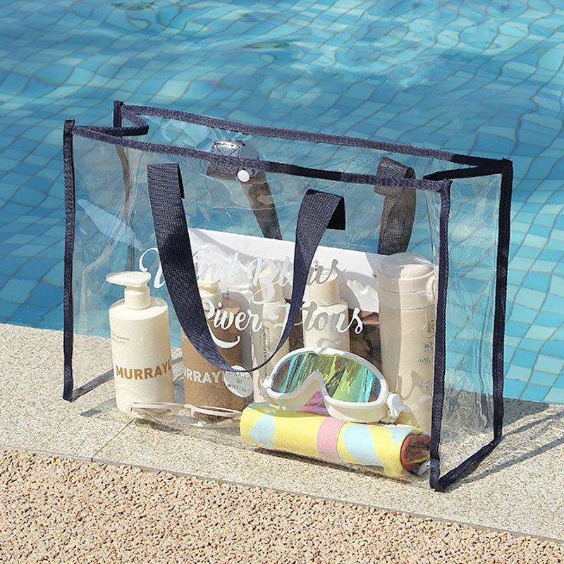 Ocevara Large-capacity Swimming Bag Transparent Visible Waterproof Wash Bag Foldable Portable Storage - image 9