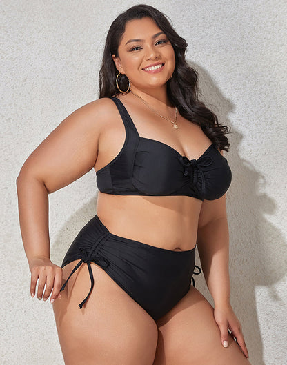 Ocevara Colorful Print Plus Size Bikini - image 6