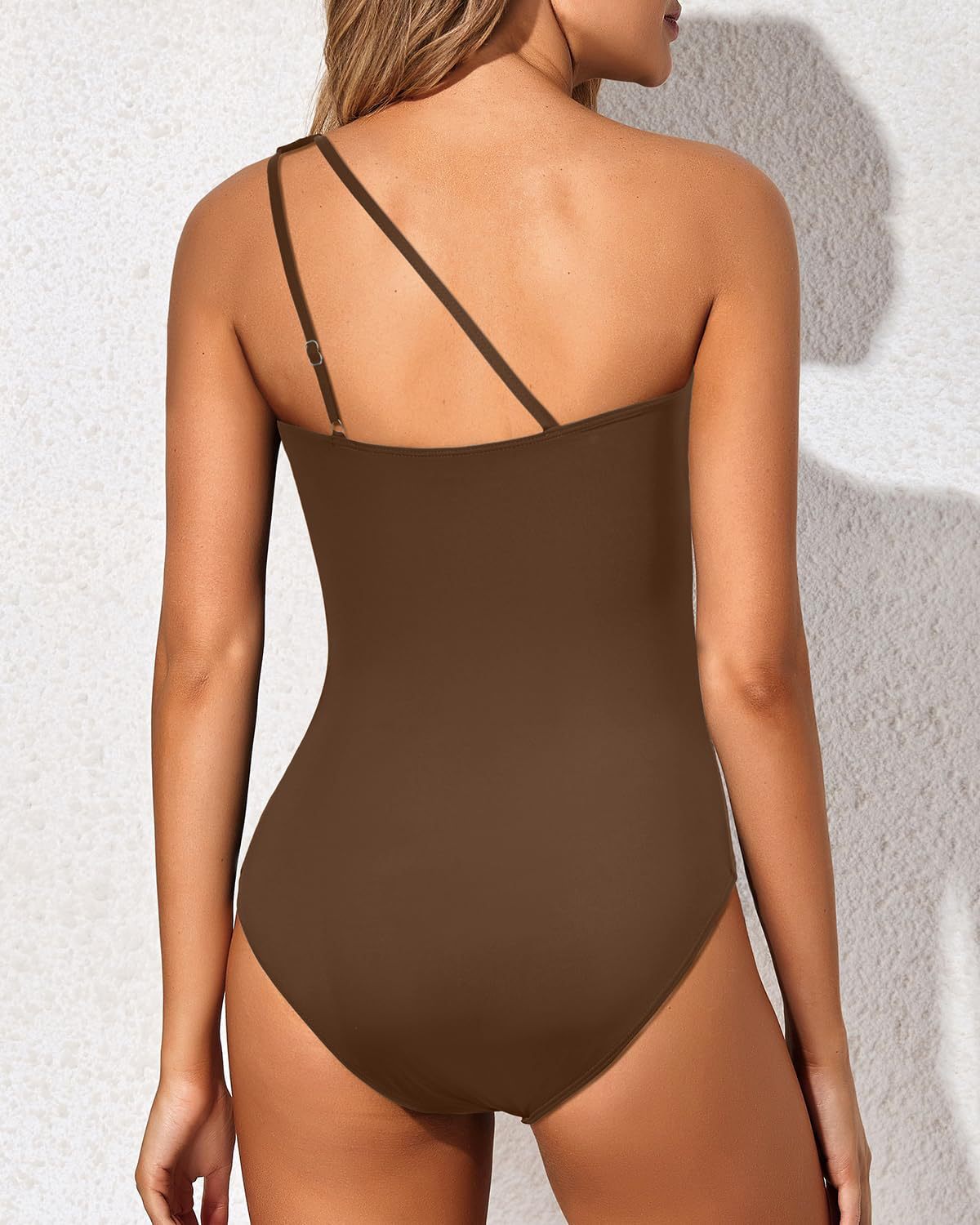 Ocevara Ocevara - One Shoulder One Piece Swimsuit for Women Tummy Control Bathing Suits - image 25