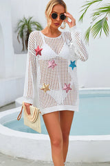 Ocevara Hollow Pentagram Design Swimsuit Cover Up - image 2