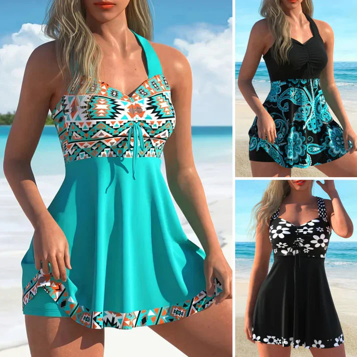 Ocevara ! Strap Top & Fitted Swim Shorts Separable Swimsuit - image 1