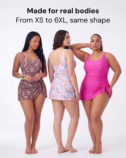 2-in-1 Sculpting Swim Dress