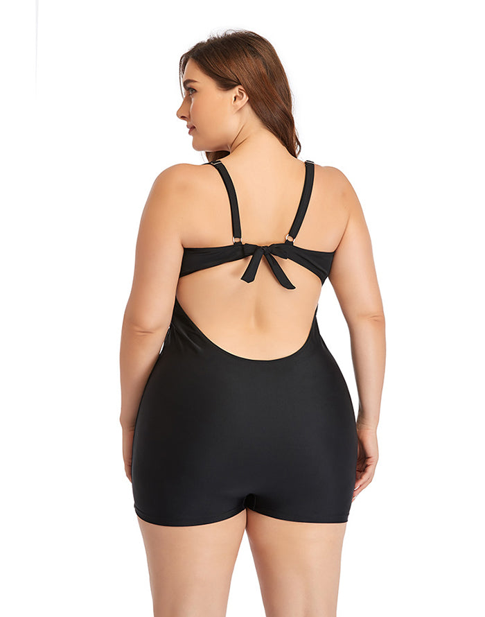 Ocevara Floral Plus Size One-Piece Swimsuit - image 2