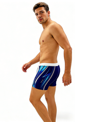 Men's Quick-Dry Sport Square-Leg Swim Trunks
