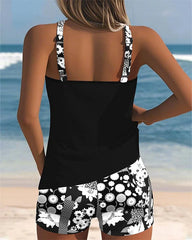 Ocevara Mid Waisted Floral Print Tankini Set - image 3
