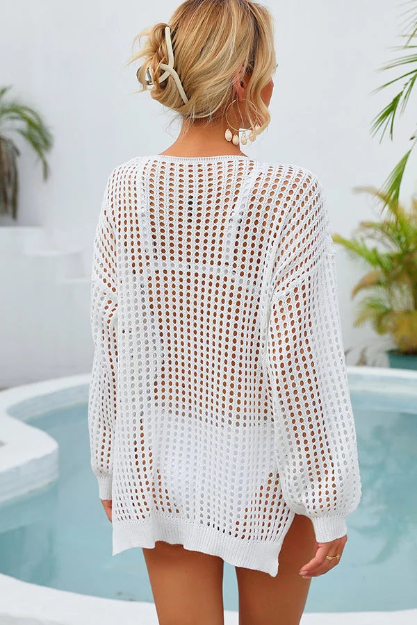 Ocevara Hollow Pentagram Design Swimsuit Cover Up - image 4