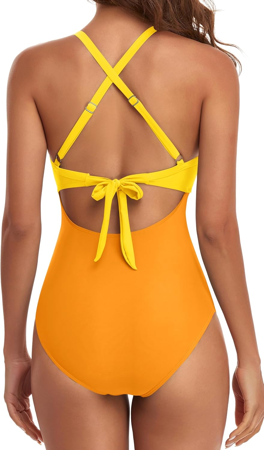 Ocevara Ocevara - Women's One Piece Swimsuits Tummy Control Cutout High Waisted Bathing Suit Wrap Tie - image 54