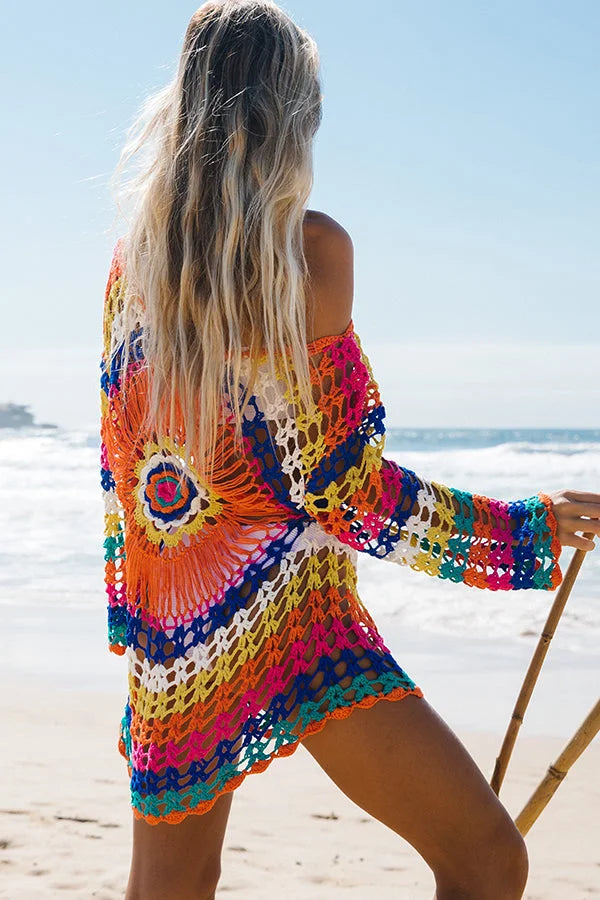 Ocevara Colorful Sun Protection Swimsuit Cover Up - image 2