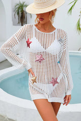Ocevara Hollow Pentagram Design Swimsuit Cover Up - image 3