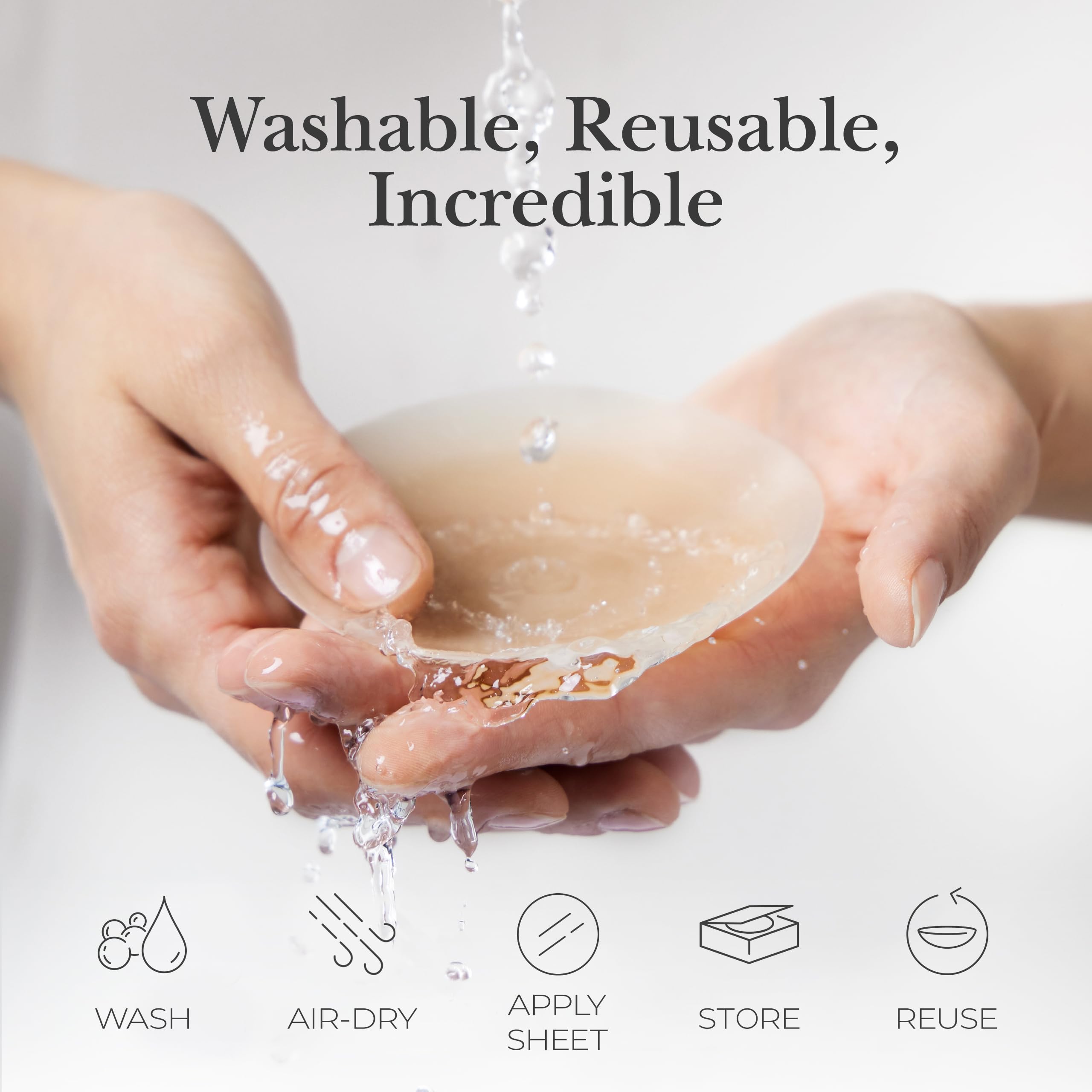 Ocevara Nipple Cover - Sticky Adhesive Silicone Nipple Pasties - Reusable Pasty Nipple Covers for - image 17