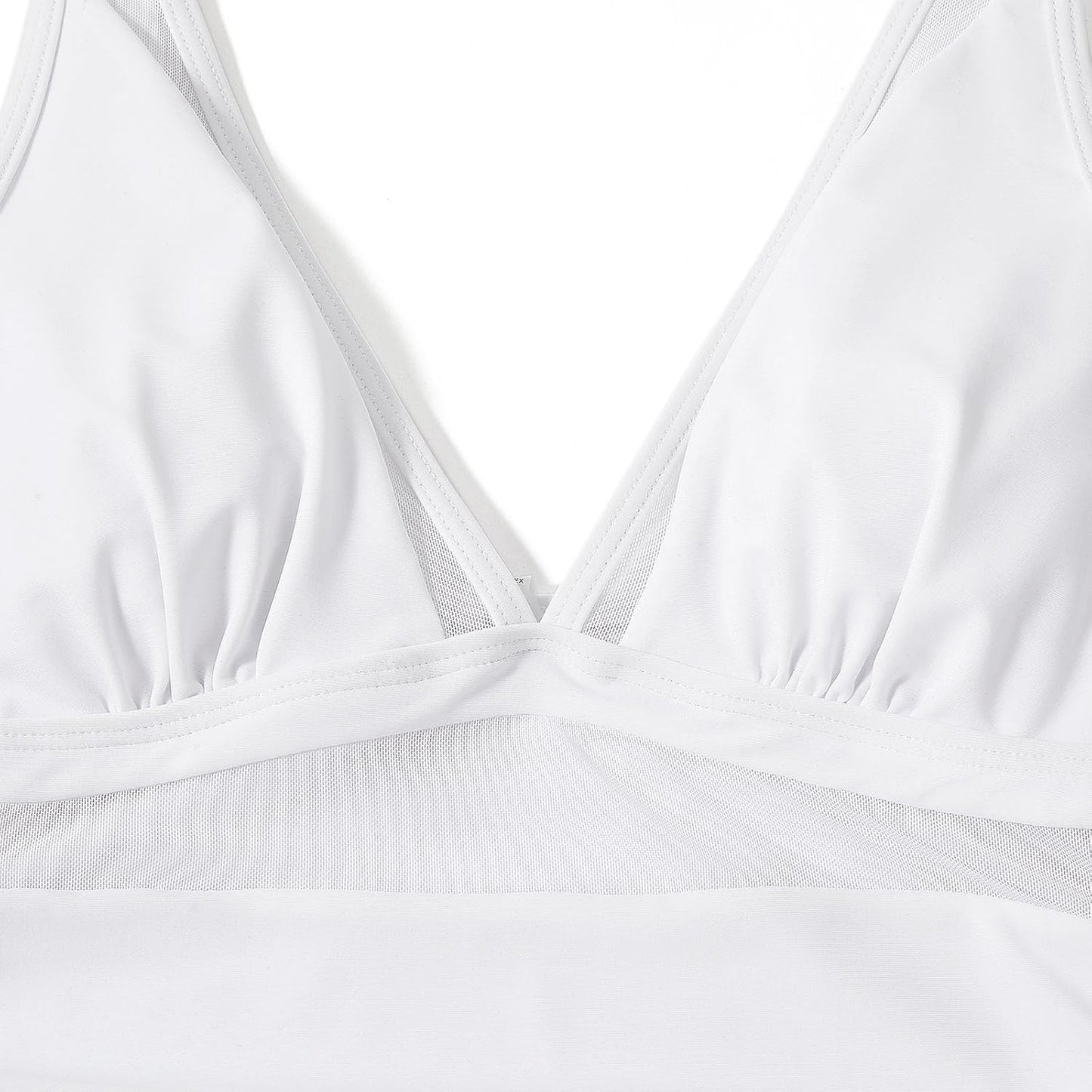 Ocevara Ocevara - Women Sexy Mesh Tummy Control Swimsuit Push Up High Waisted Bathing Suit - image 14