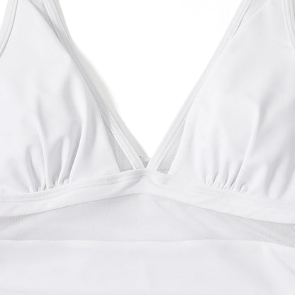Ocevara Ocevara - Women Sexy Mesh Tummy Control Swimsuit Push Up High Waisted Bathing Suit - image 14