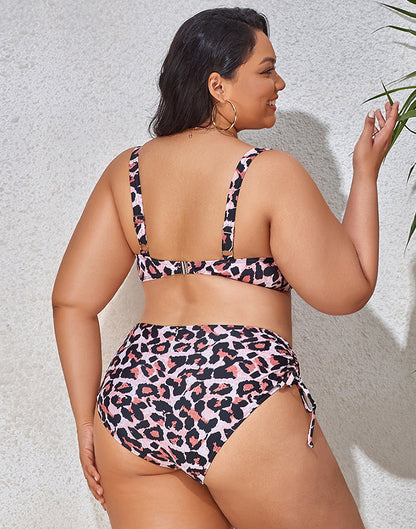 Ocevara Colorful Print Plus Size Bikini - image 11