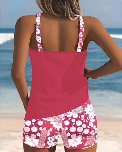 Ocevara Mid Waisted Floral Print Tankini Set - image 10