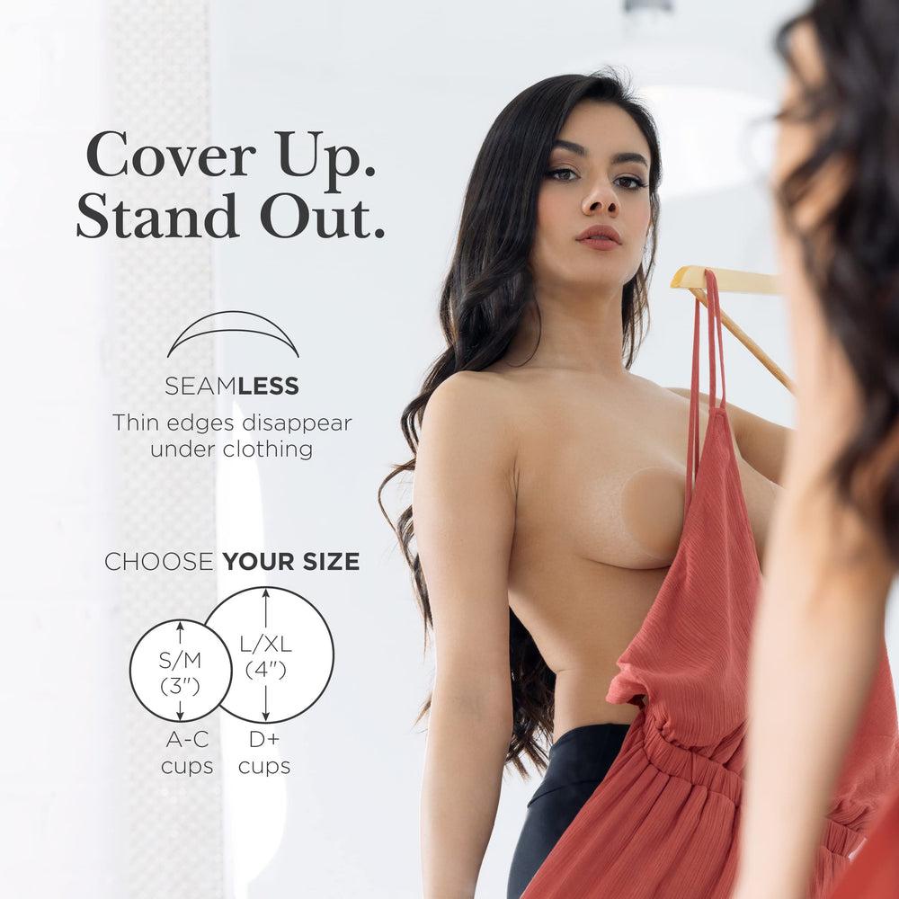 Ocevara Nipple Cover - Sticky Adhesive Silicone Nipple Pasties - Reusable Pasty Nipple Covers for - image 14