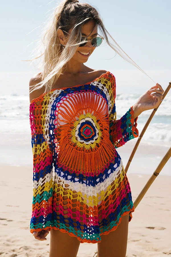 Ocevara Colorful Sun Protection Swimsuit Cover Up - image 1