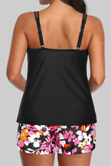 Ocevara Two Piece Tankini Swimsuits for Women Tummy Control Bathing Suit with Shorts Athletic Two Side - image 2