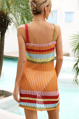 Ocevara Color Block Knitted Sleeveless Swimsuit Cover Up - image 2