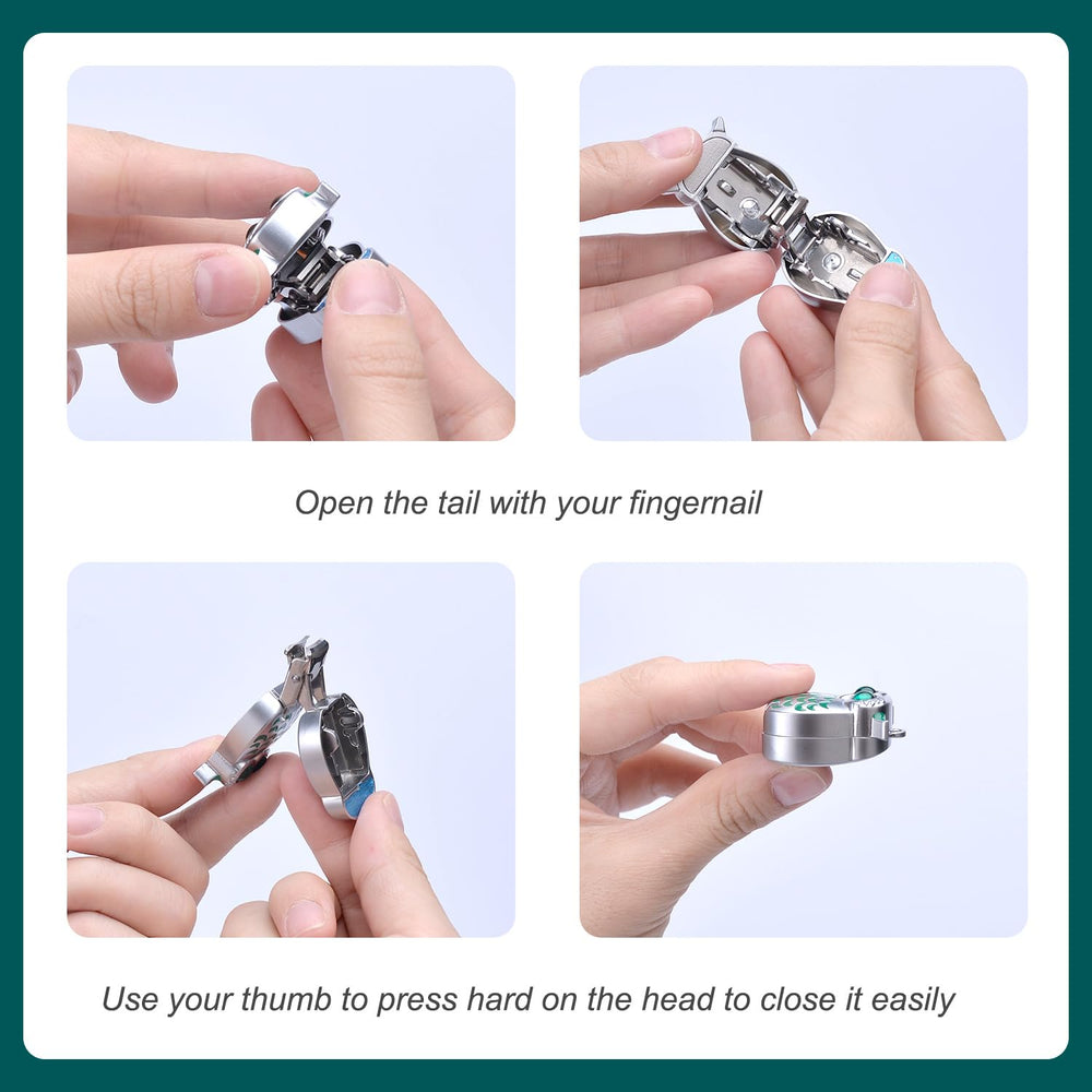 Ocevara German Professional Stainless Steel Mini Nail Clippers, Ultra Sharp and Sturdy Fingernail and - image 19