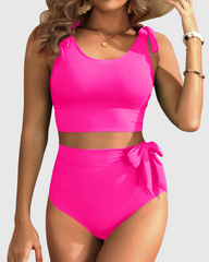 Ocevara Ocevara - Two Piece High Waisted Swimsuits Women Tummy Control Bikini Modest Bathing Suit - image 1
