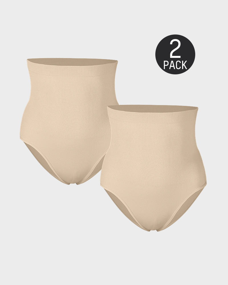 Ocevara High Waist Tummy Control Brief Panty (2 Pack) - image 15