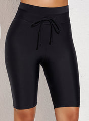 Ocevara Black Quick-drying Conservative High Waist Swim Short - image 3
