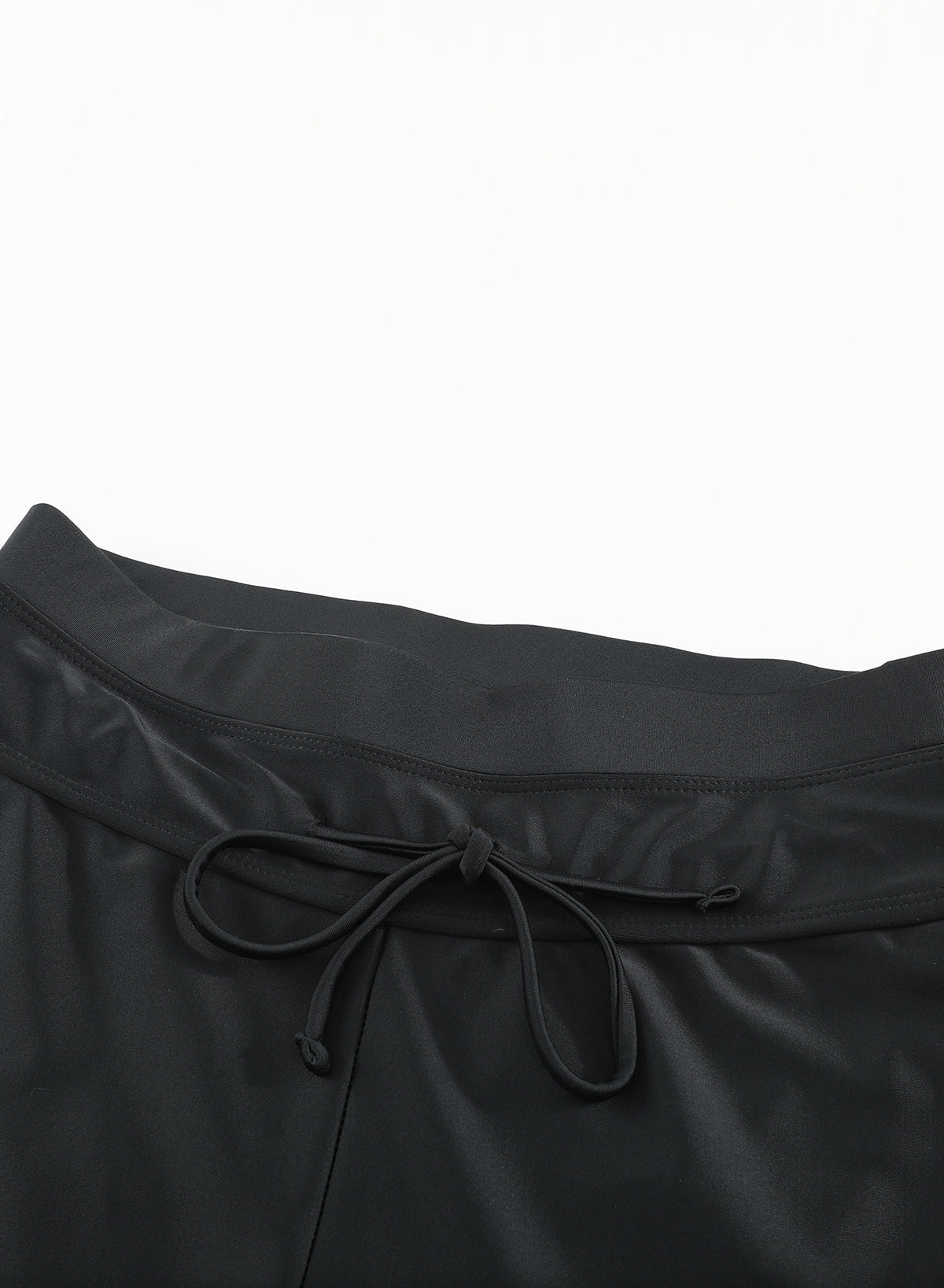 Ocevara Black Quick-drying Conservative High Waist Swim Short - image 15