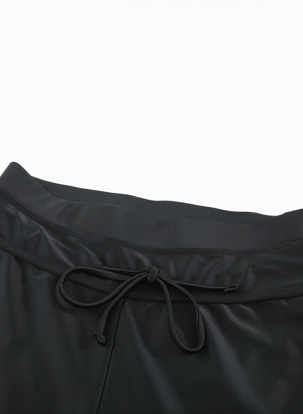 Ocevara Black Quick-drying Conservative High Waist Swim Short - image 15